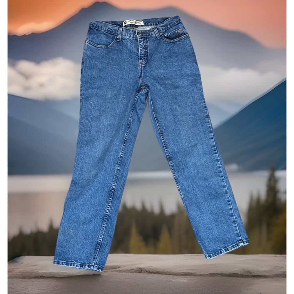 Vintage 2005 Harley Davidson Jeans Sz 10P Straight Leg Biker Chick Motorcycle‎